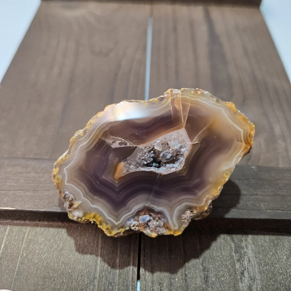Coyamito Purple Lace Crystal Agate Laguna Mexico - Picture 8 of 14
